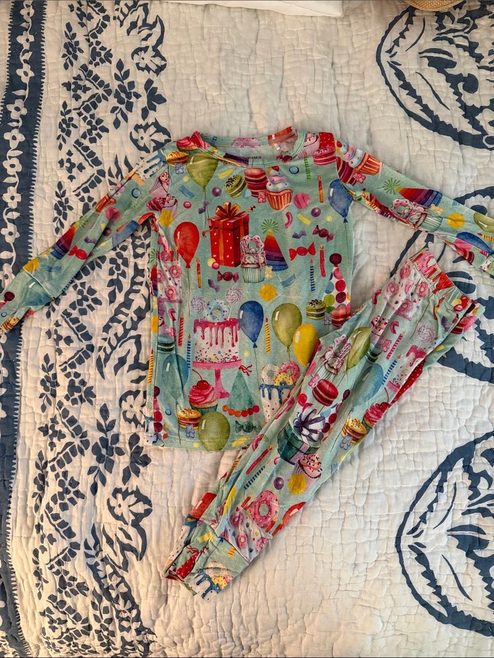 Birthday Party Print Pajama Set - Posh Peanut